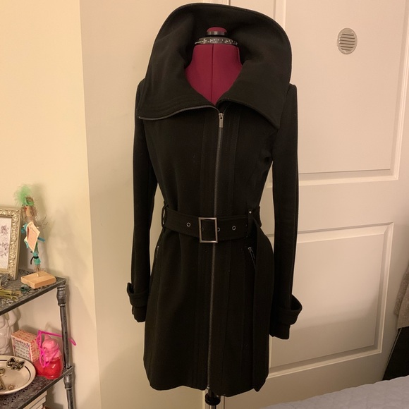 BCBG MaxAzria belted Pea coat - Picture 1 of 7